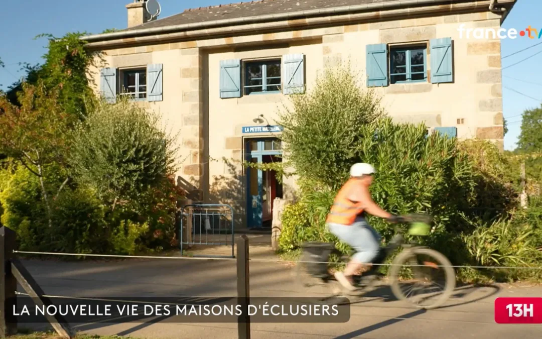 Maisons éclusières en Bretagne au journal de France 2 : le patrimoine revit au fil du canal